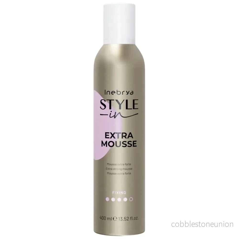 Inebrya, Style-In, Hårstylingmousse, Fixing, Extra stark stadga, 400 ml Inebrya, Style-In, Hårstylingmousse, Fixing, Extra stark stadga, 400 ml