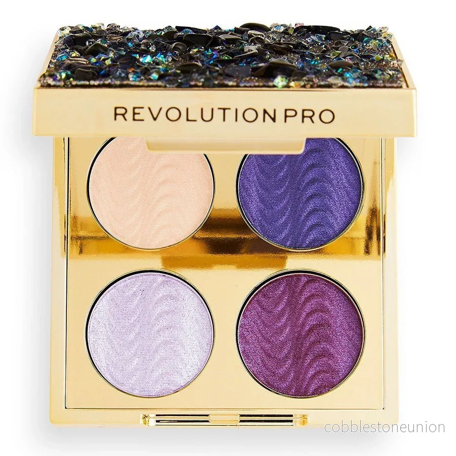Makeup Revolution, Pro Ultimate, Eyeshadow Palette, Hidden Jewels, 4 Shades, 0.8 g Makeup Revolution, Pro Ultimate, Eyeshadow Palette, Hidden Jewels, 4 Shades, 0.8 g