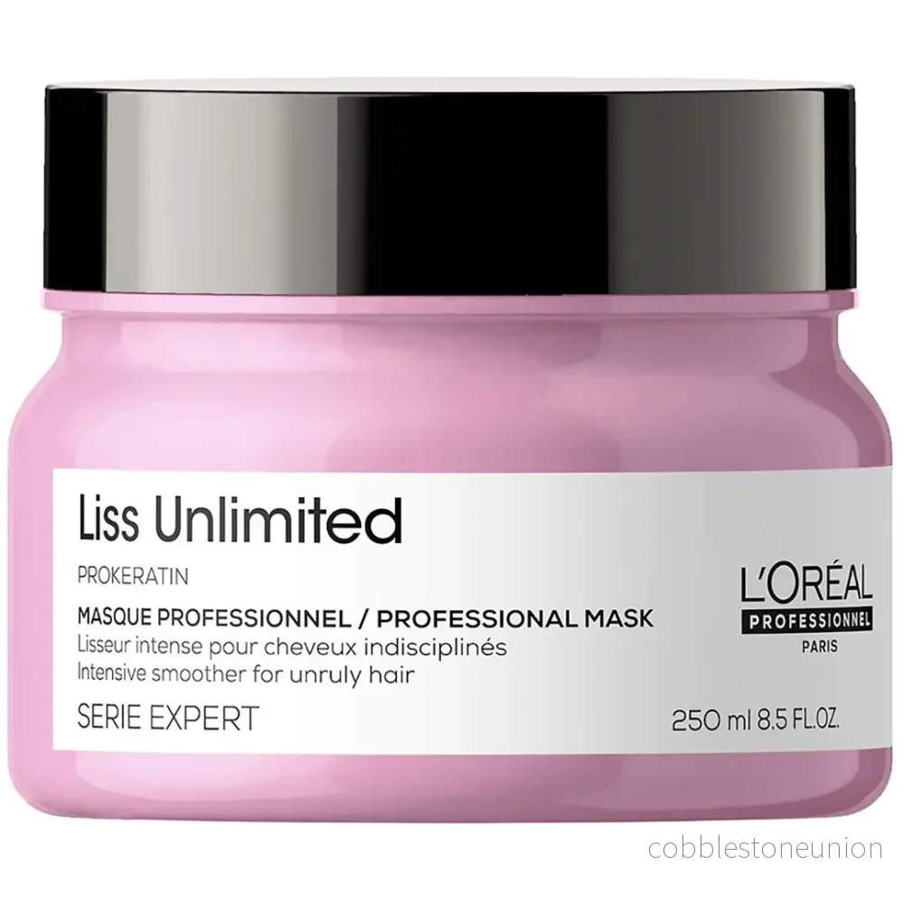 L’Oreal Professionnel, Serie Expert Liss Unlimited, Hårbehandlingskrämmask, För utslätning, 250 ml L’Oreal Professionnel, Serie Expert Liss Unlimited, Hårbehandlingskrämmask, För utslätning, 250 ml