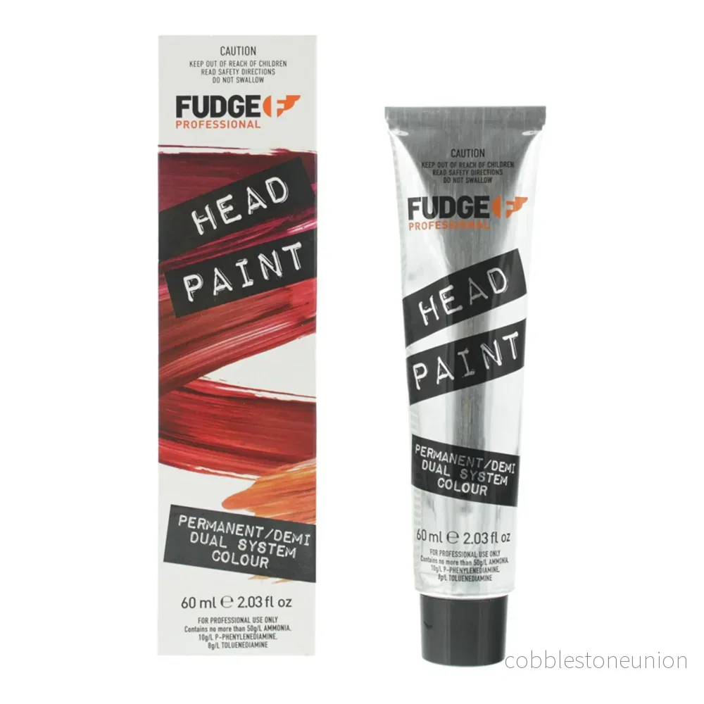 Fudge Professional, Head Paint, Triple Conditioning Complex, Permanent hårfärg, 55.26 Ljus Intensiv Violett Röd Brun, 60 ml