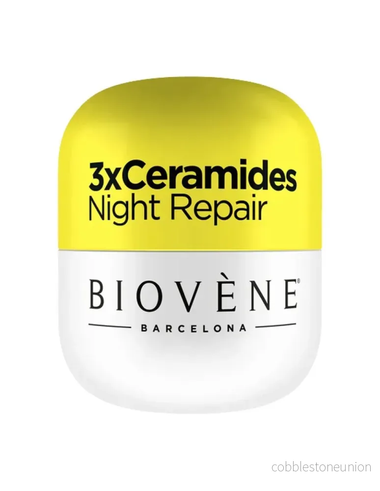 Biovene, 3xCeramides, Reparation, Nattkräm, För ansiktet, 50 ml