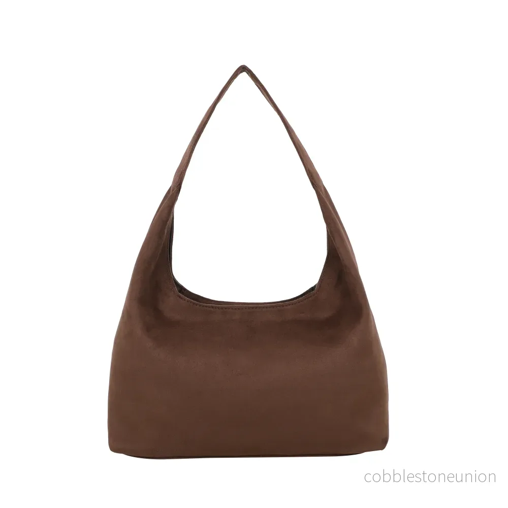 Ulrika Design Handväska Suede stuts mörkbrun - Bild 3