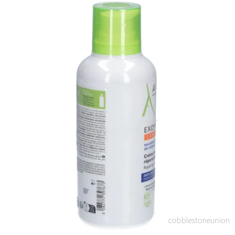 A-Derma, Exomega Control, Mjukgörande, Natt, Kräm, Ansikte, 400 ml - Bild 2