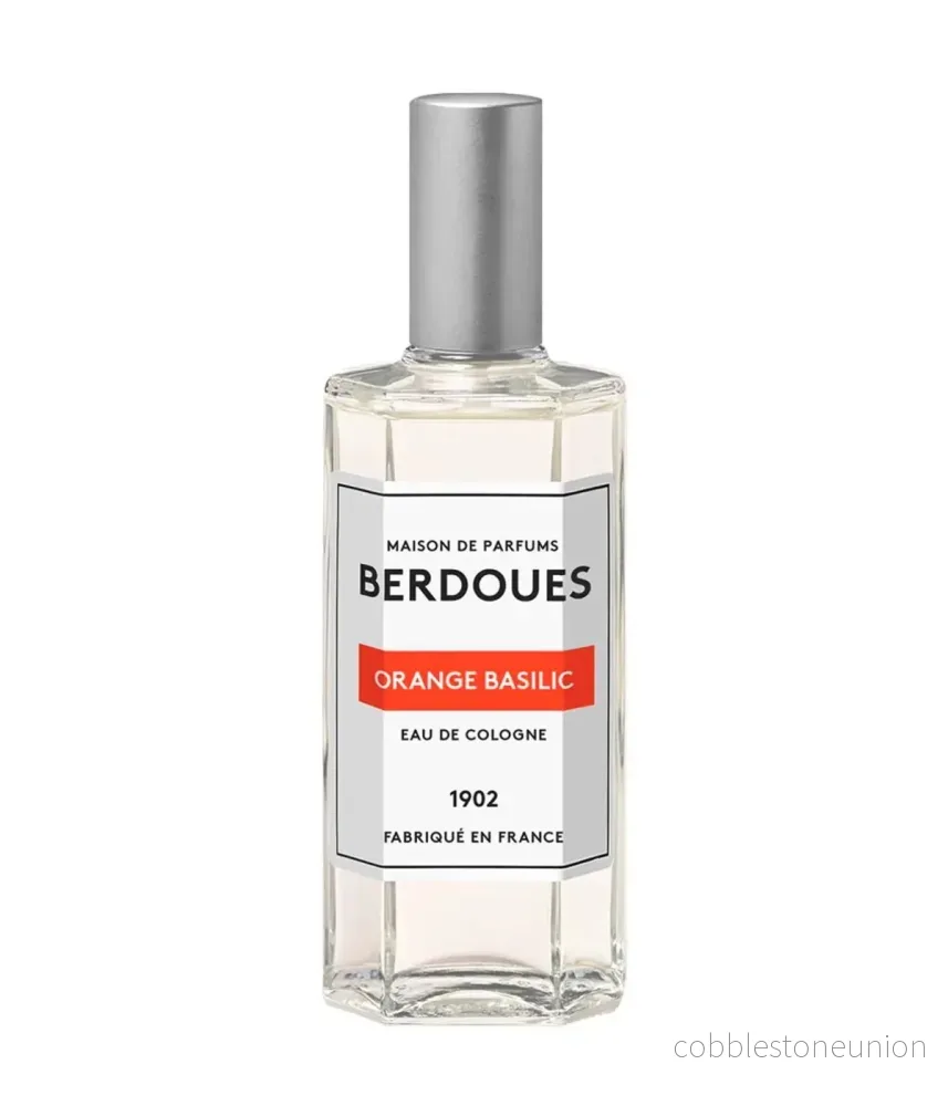 Parfums Berdoues, Orange Basilic, Eau de Cologne, Unisex, 125 ml