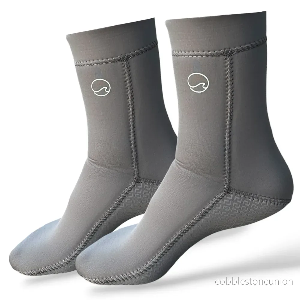 Iceme Neoprensokker 5mm - Gråbeige