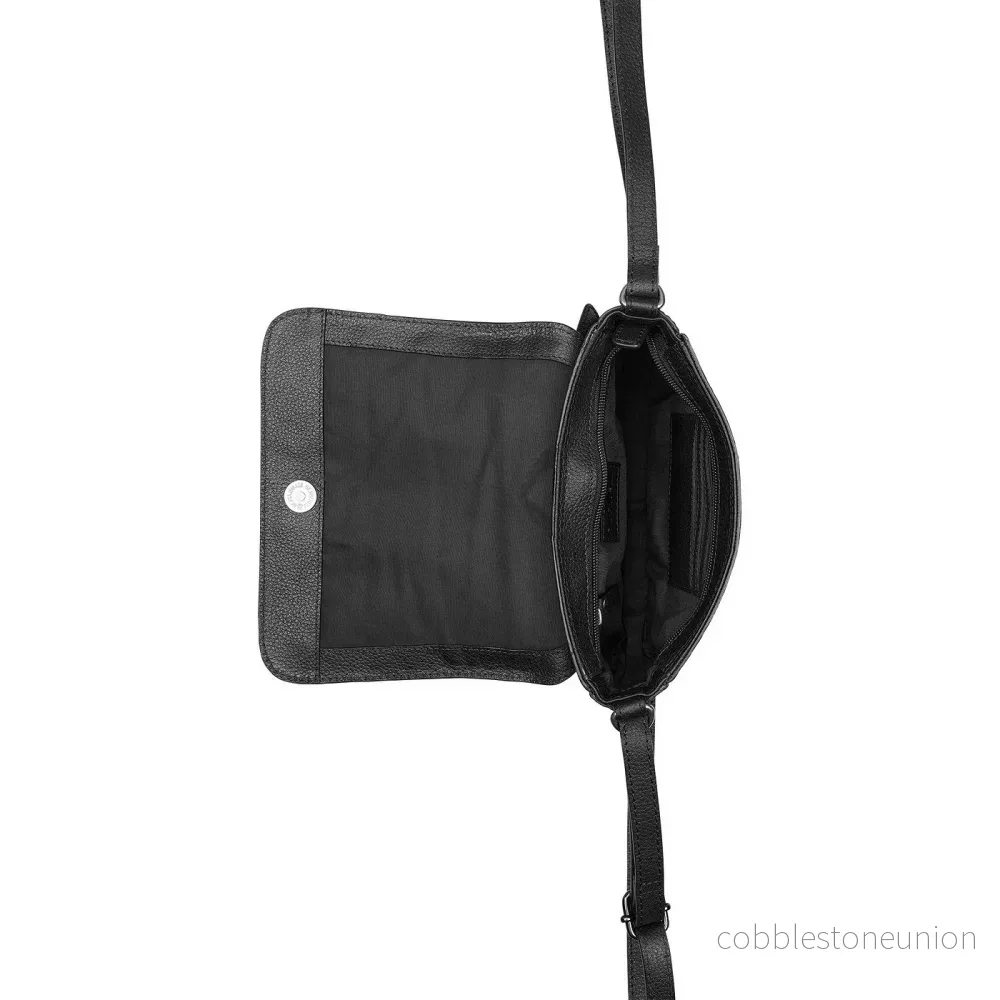 Burkely Crossbody flap svart - Bild 3