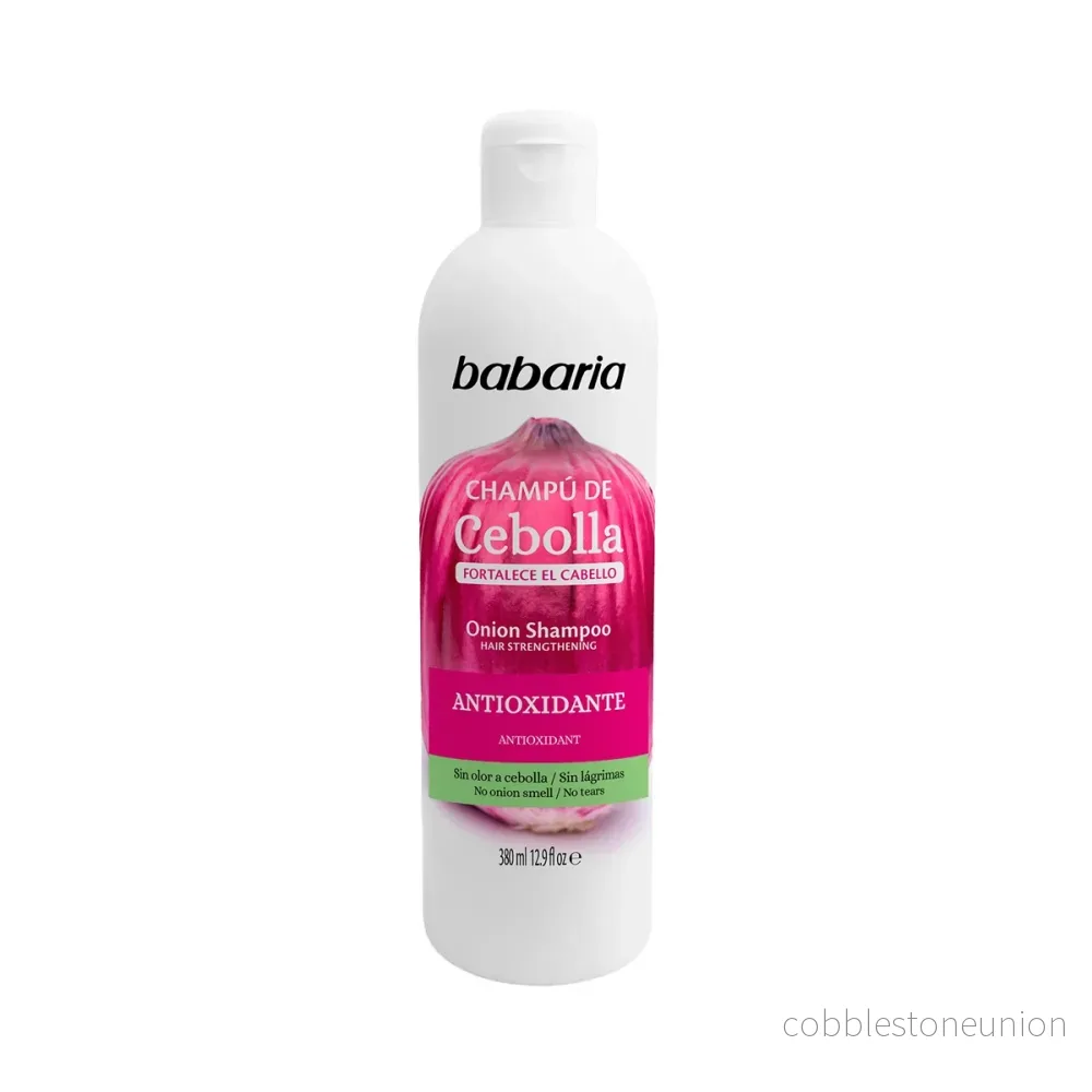Babaria, Onion, Hårschampo, Antioxidant & Fortifying, 380 ml