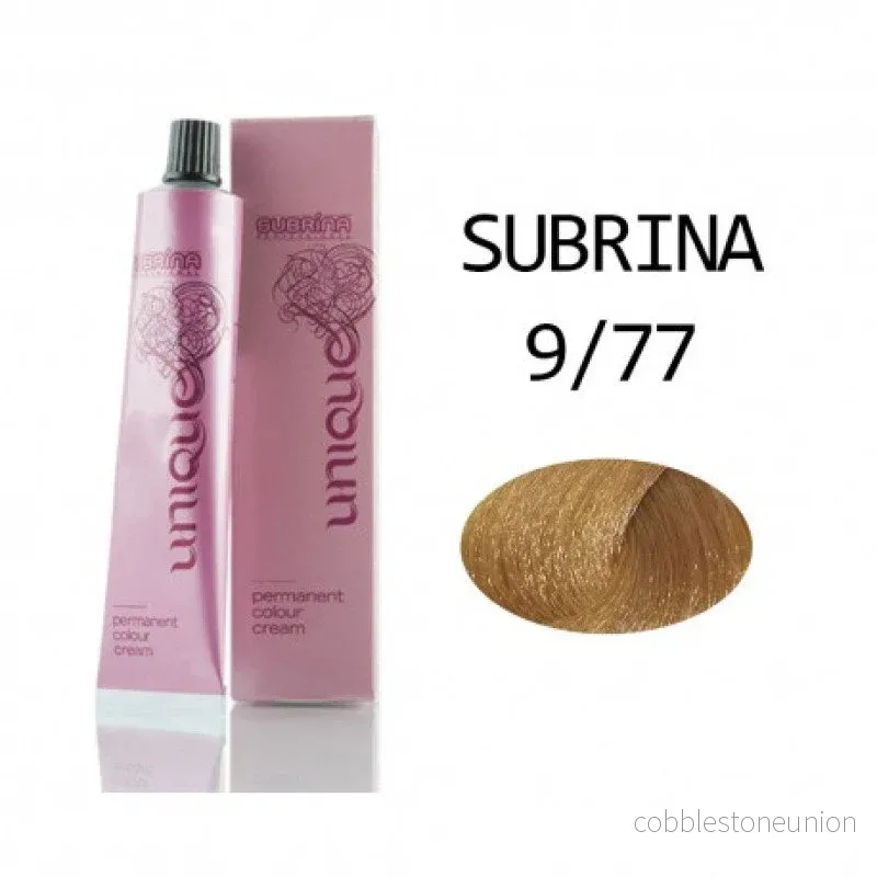 Subrina Professional, Unique, Permanent hårfärg, 9/77 Mycket Ljusblond – Intensiv Kastanj, 100 ml Subrina Professional, Unique, Permanent hårfärg, 9/77 Mycket Ljusblond – Intensiv Kastanj, 100 ml