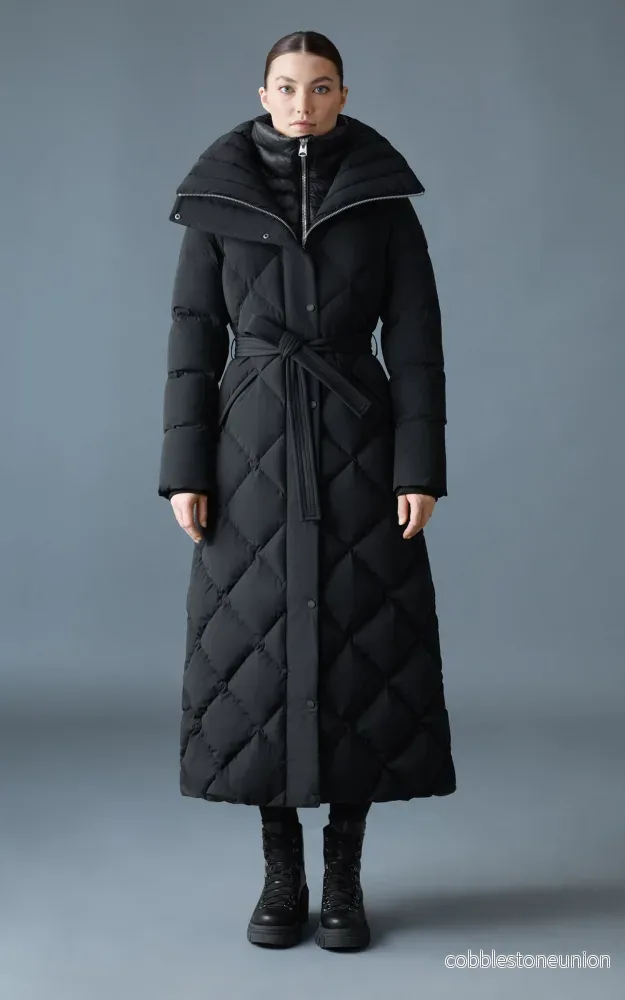 Black Laurella 2-in-1 Long Down Jacket – Women Black Laurella 2-in-1 Long Down Jacket – Women
