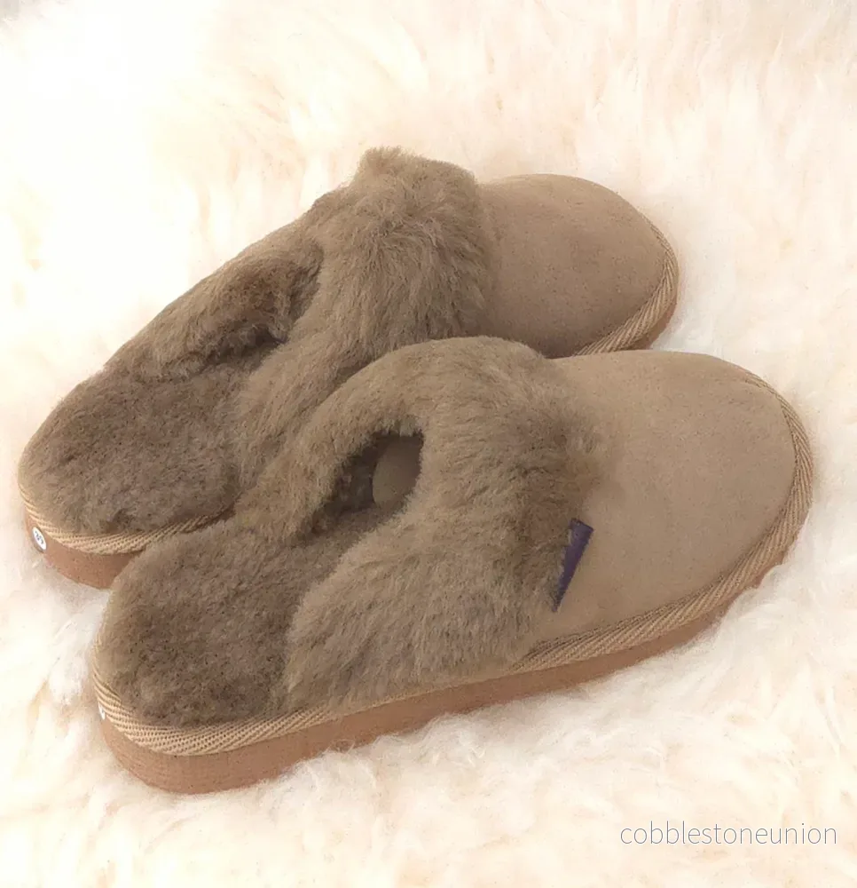 Freja fårskinnstoffel slip-Inn med EVA sula Freja fårskinnstoffel slip-Inn med EVA sula