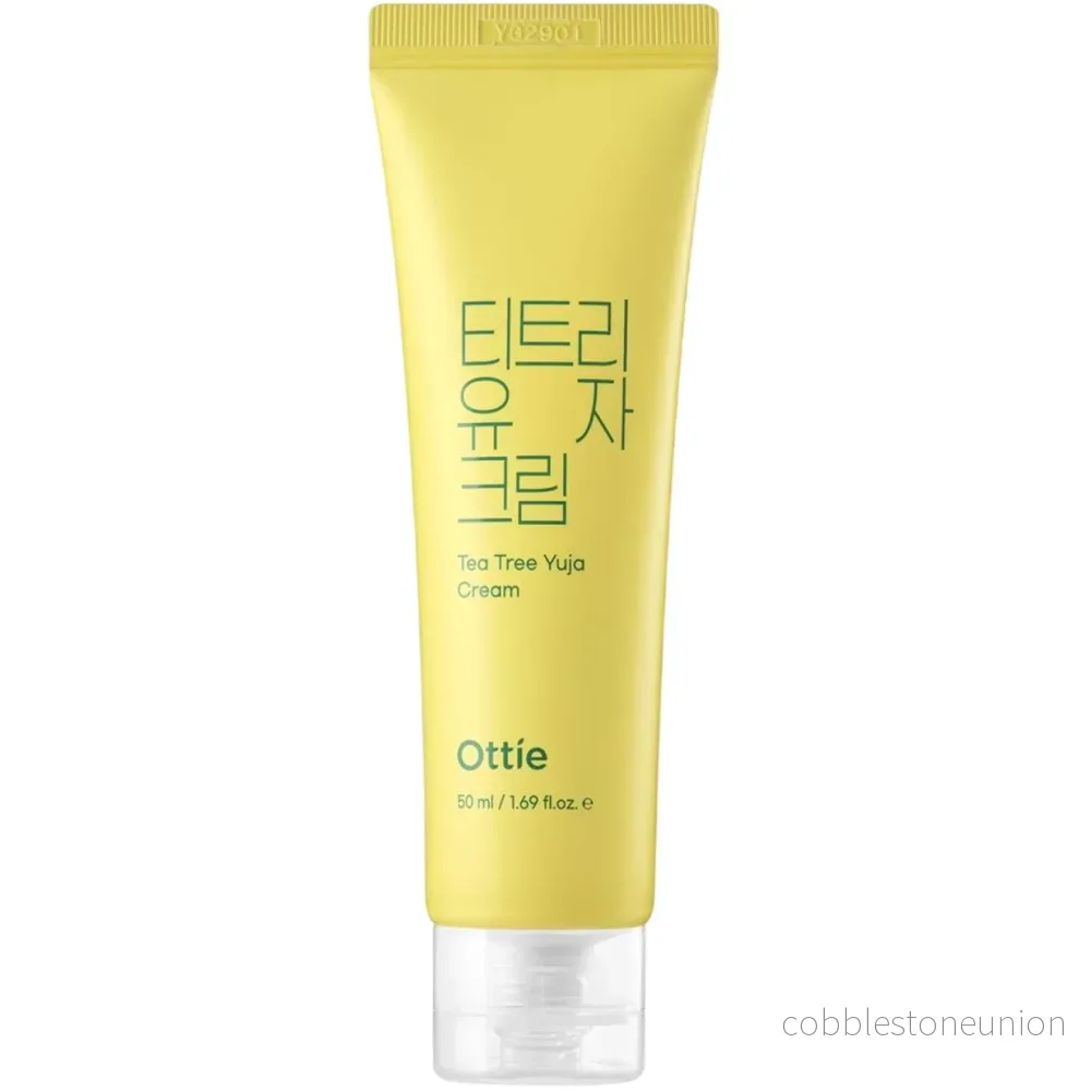 Ottie, Tea Tree Yuja, Hydrating & Moisturising, Grädde, För ansiktet, 50 ml