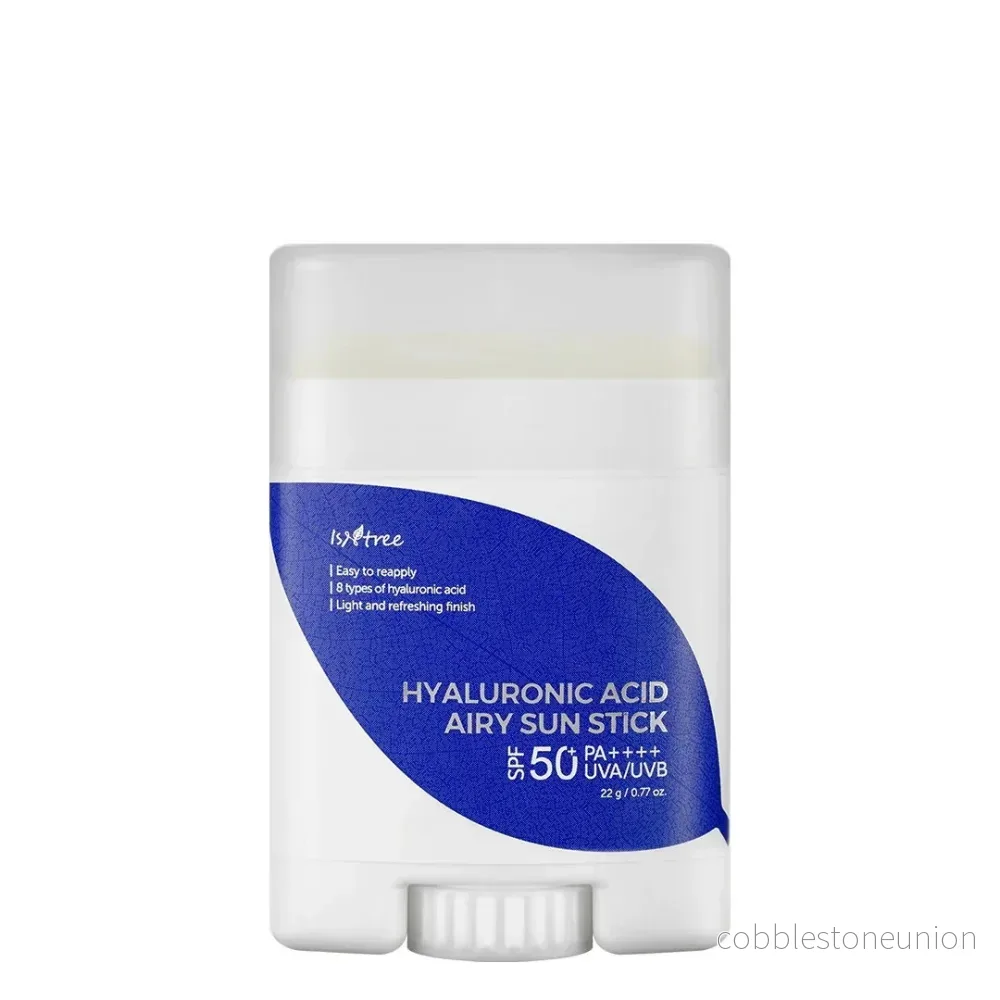 Isntree, Hyaluronic Acid Airy Sun, Hydrating, Soothing & Protecting, Innan sol exponering, Pinne, För ansiktet, 22 g Isntree, Hyaluronic Acid Airy Sun, Hydrating, Soothing & Protecting, Innan sol exponering, Pinne, För ansiktet, 22 g
