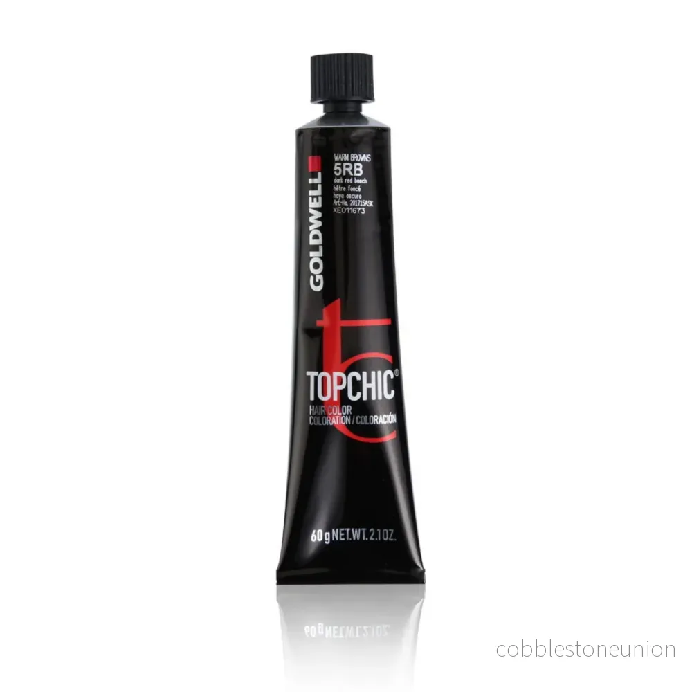 Goldwell, TopChic, Permanent hårfärg, 5RB Mörk rödbok, 60 ml Goldwell, TopChic, Permanent hårfärg, 5RB Mörk rödbok, 60 ml