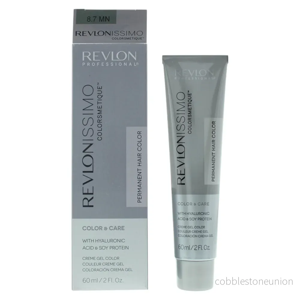 Revlon, Revlonissimo Colorsmetique, Hyaluronsyra, Permanent hårfärg, 8.7MN Ljusblond Maximum, 60 ml Revlon, Revlonissimo Colorsmetique, Hyaluronsyra, Permanent hårfärg, 8.7MN Ljusblond Maximum, 60 ml