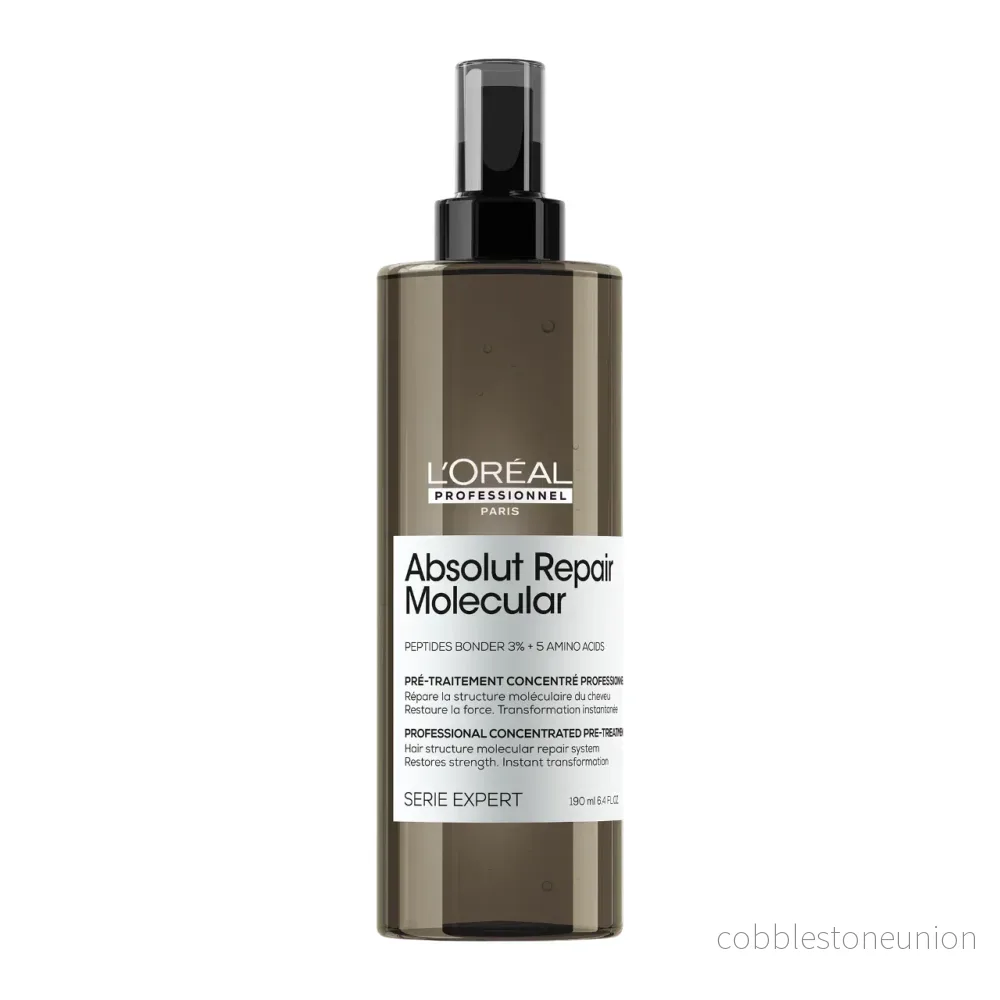 L’Oréal Professionnel, Serie Expert Absolut Repair Molecular, Hårspraybehandling, Reparerande, 190 ml L’Oréal Professionnel, Serie Expert Absolut Repair Molecular, Hårspraybehandling, Reparerande, 190 ml