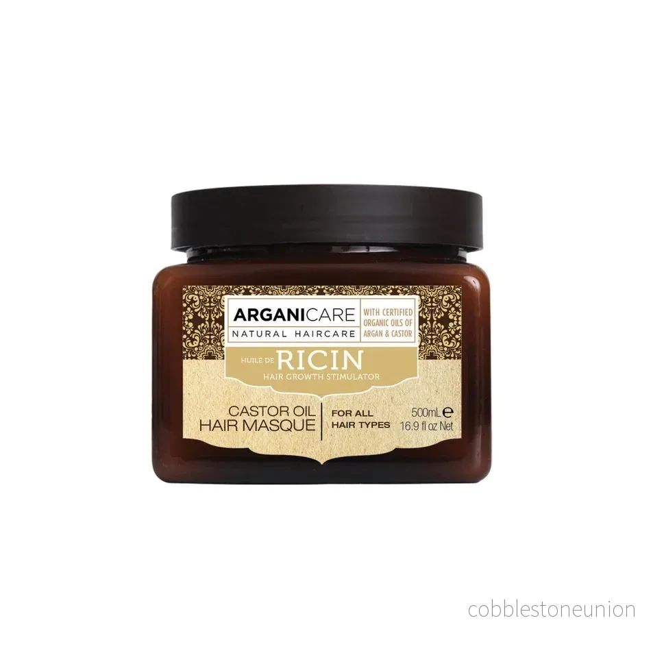 Arganicare, Ricin, Hårbehandlingskräm mask, För tillväxtstimulering, 500 ml Arganicare, Ricin, Hårbehandlingskräm mask, För tillväxtstimulering, 500 ml