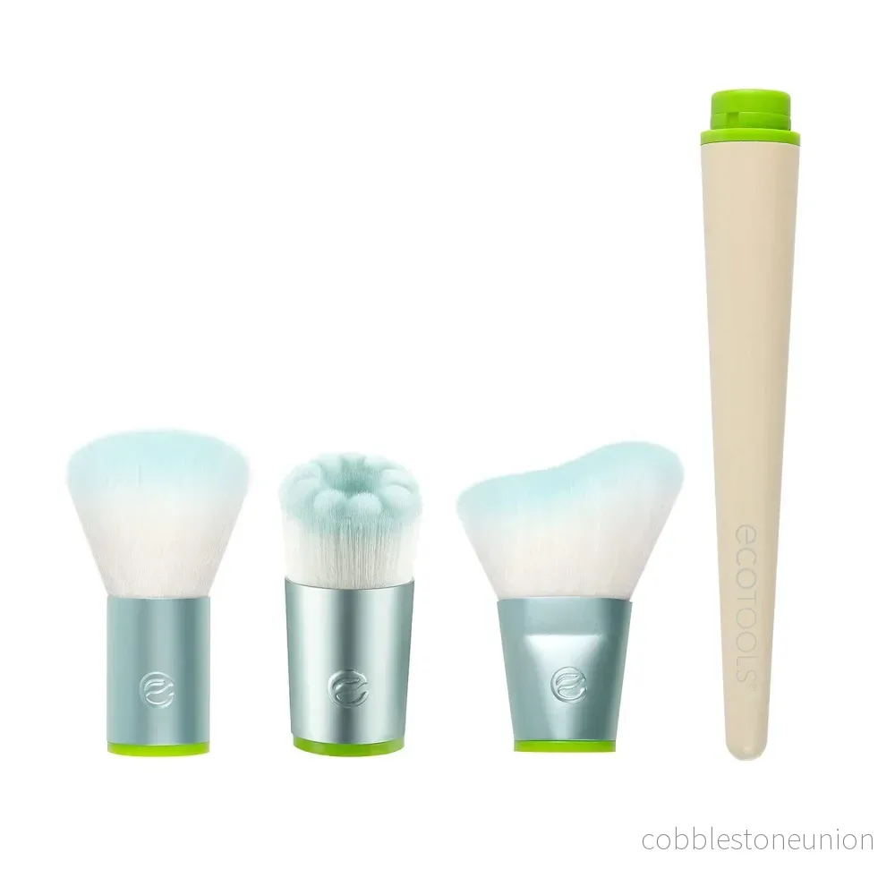 Utbytbara Set EcoTools: Utbytbara, Foundationborste + Utbytbara, Blandande, Rougeborste + Utbytbara, Vinklad, Rougeborste - Bild 2