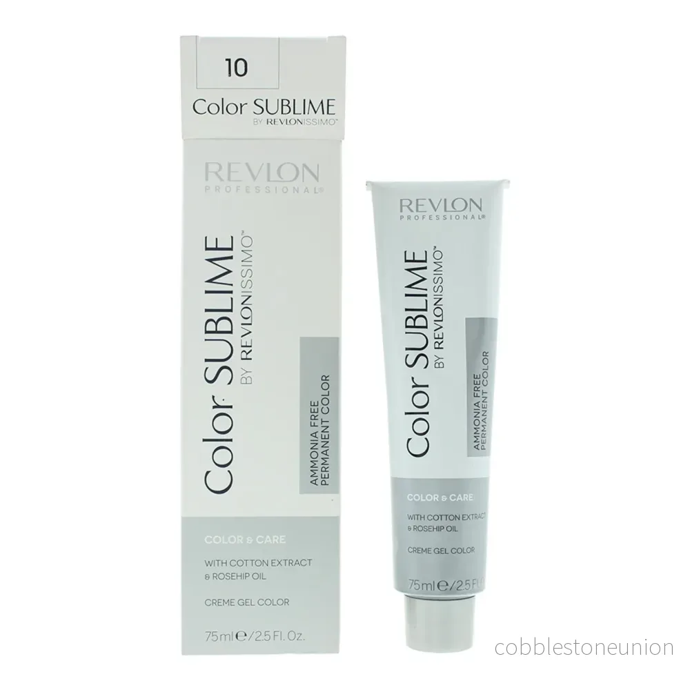 Revlon, Color Sublime, Permanent Hair Color, 10 Lightest Blonde, 75 ml