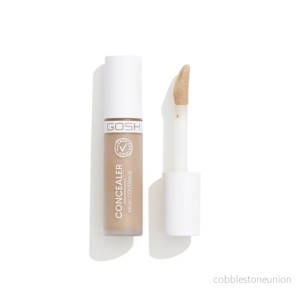 Gosh, Gosh, Hög täckning, Flytande concealer, 002, Ivory, 6 ml