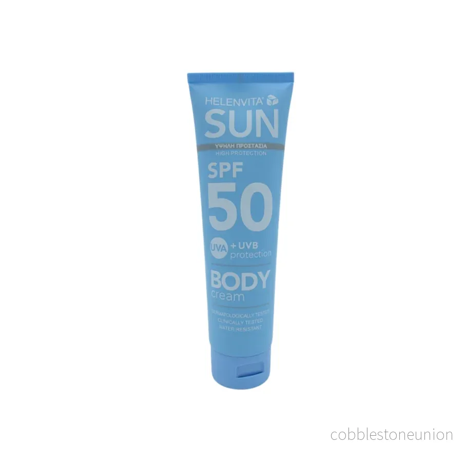 Helenvita, Sun, Återfuktande, UV-skydd, Kroppskräm, Dag, SPF 50, 150 ml