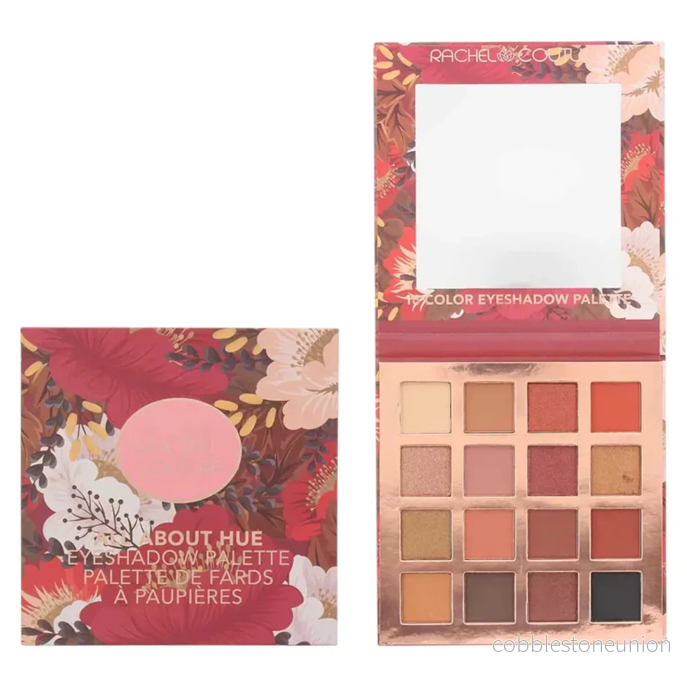 Rachel Couture, All About Hue, Shimmering, Eyeshadow Palette, 16, 25.6 g Rachel Couture, All About Hue, Shimmering, Eyeshadow Palette, 16, 25.6 g