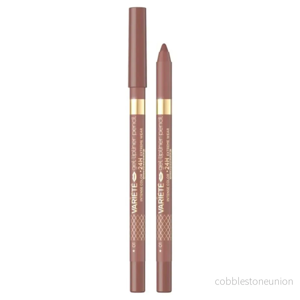 Eveline Cosmetics, Variete, Vattentät, Gel, Läppenna, 01, Naken, 1.3 g Eveline Cosmetics, Variete, Vattentät, Gel, Läppenna, 01, Naken, 1.3 g