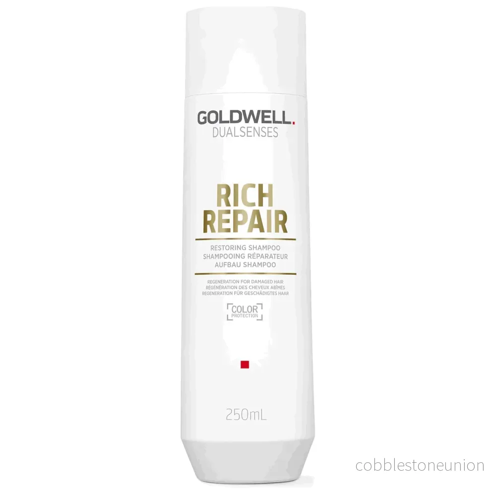 Goldwell, Dualsenses Rich Repair, Hair Shampoo, Hair Regeneration, 250 ml