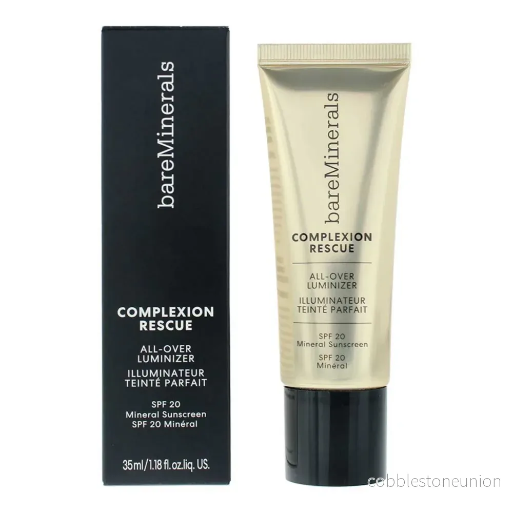 BareMinerals, Complexion Rescue, belyst, flytande highlighter, Champagneskimmer, SPF20, Ansikte, 35 ml - Bild 2