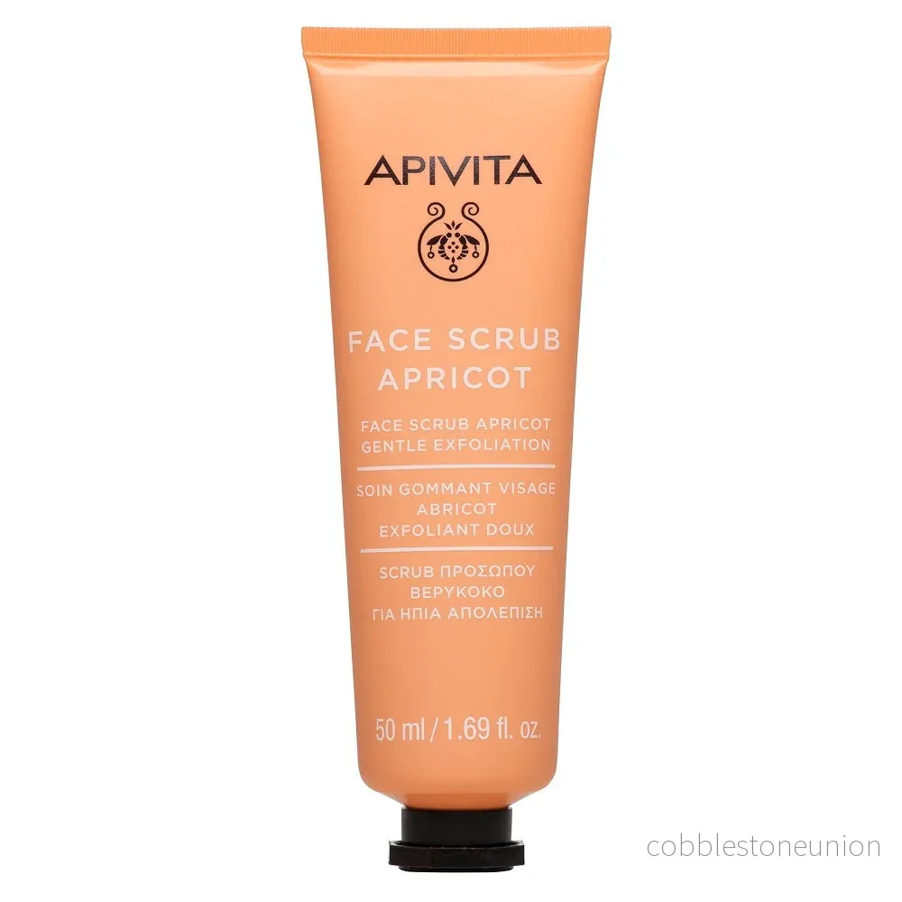 Apivita, Aprikos, Rengöring & Exfoliering, Skrubbmask, 1-2 gånger i veckan, För ansiktet, 50 ml Apivita, Aprikos, Rengöring & Exfoliering, Skrubbmask, 1-2 gånger i veckan, För ansiktet, 50 ml