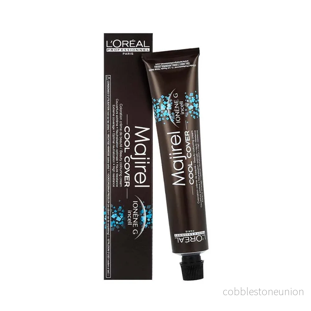 L’Oreal Professionnel, Majirel Cool-Cover, Ammoniakfri, Permanent hårfärg, 7.18, 50 ml L’Oreal Professionnel, Majirel Cool-Cover, Ammoniakfri, Permanent hårfärg, 7.18, 50 ml
