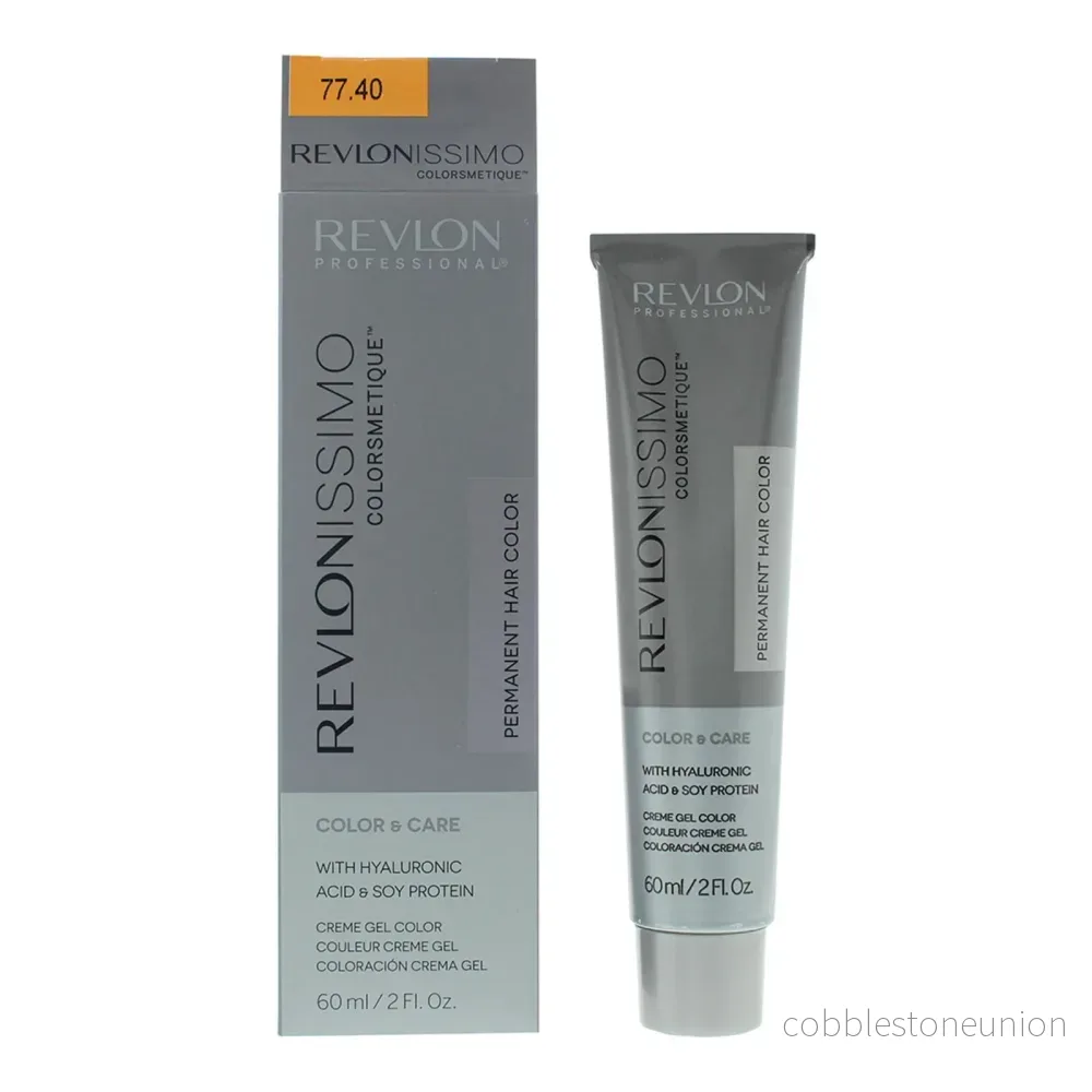 Revlon, Revlonissimo Colorsmetique, Permanent hårfärg, 77.40 Intense Light Copper Hair Colour, 60 ml Revlon, Revlonissimo Colorsmetique, Permanent hårfärg, 77.40 Intense Light Copper Hair Colour, 60 ml