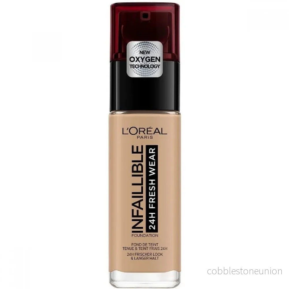 L’Oréal Paris, L’Oréal Paris Infaillible 24H, Flytande foundation, 220 Sand, SPF 25, 30 ml L’Oréal Paris, L’Oréal Paris Infaillible 24H, Flytande foundation, 220 Sand, SPF 25, 30 ml