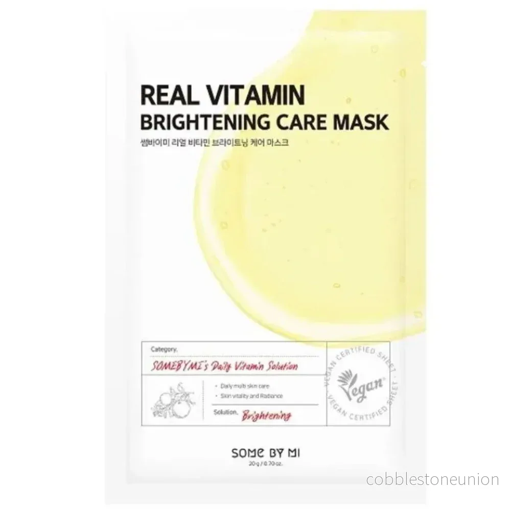 Some By Mi, Real Vitamin, Brightening, Sheet Mask, For Face, 20 g