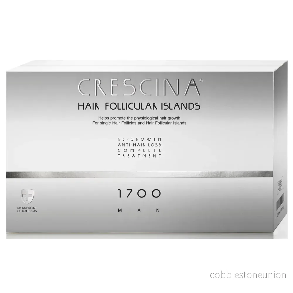 Labo Suisse, Crescina Follicular Islands 1700, För tillväxtstimulering, Ampullbehandlingsserum, För hårbotten, För män, 10 +10 st