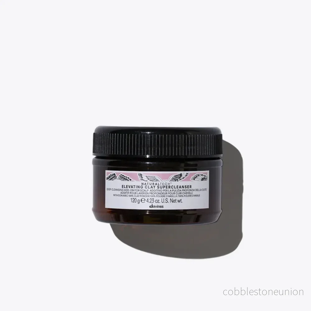 Davines, NaturalTech Elevating Clay, Hårbottenpeeling, Djuprengöring, 120 g