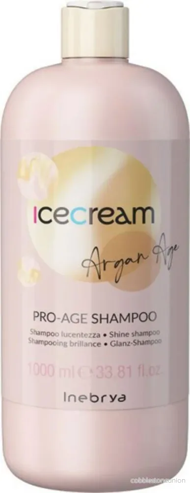Inebrya, Ice Cream Pro-Age, Hair Shampoo, Shine, 1000 ml Inebrya, Ice Cream Pro-Age, Hair Shampoo, Shine, 1000 ml