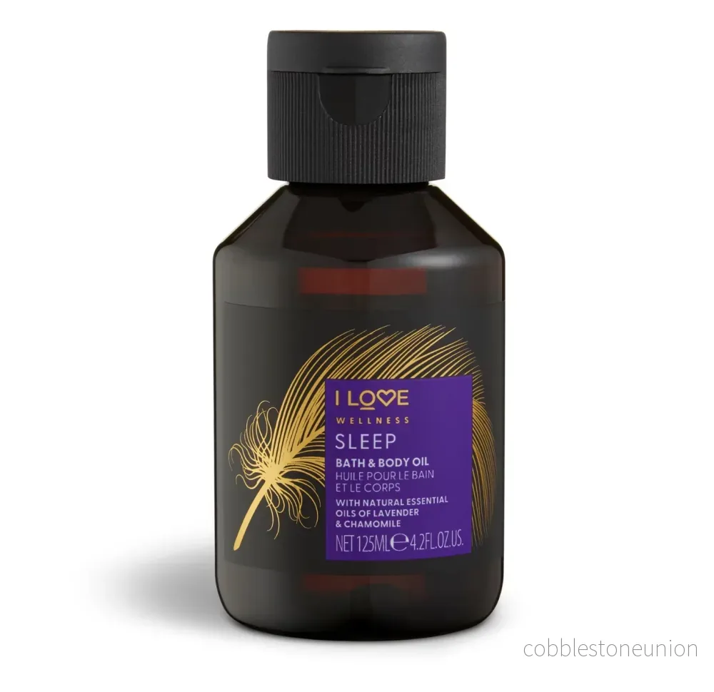 I Love, Wellness Sleep, Vitamin E, Hydra-Nourishing, Lavendel, Body Oil, 125 ml