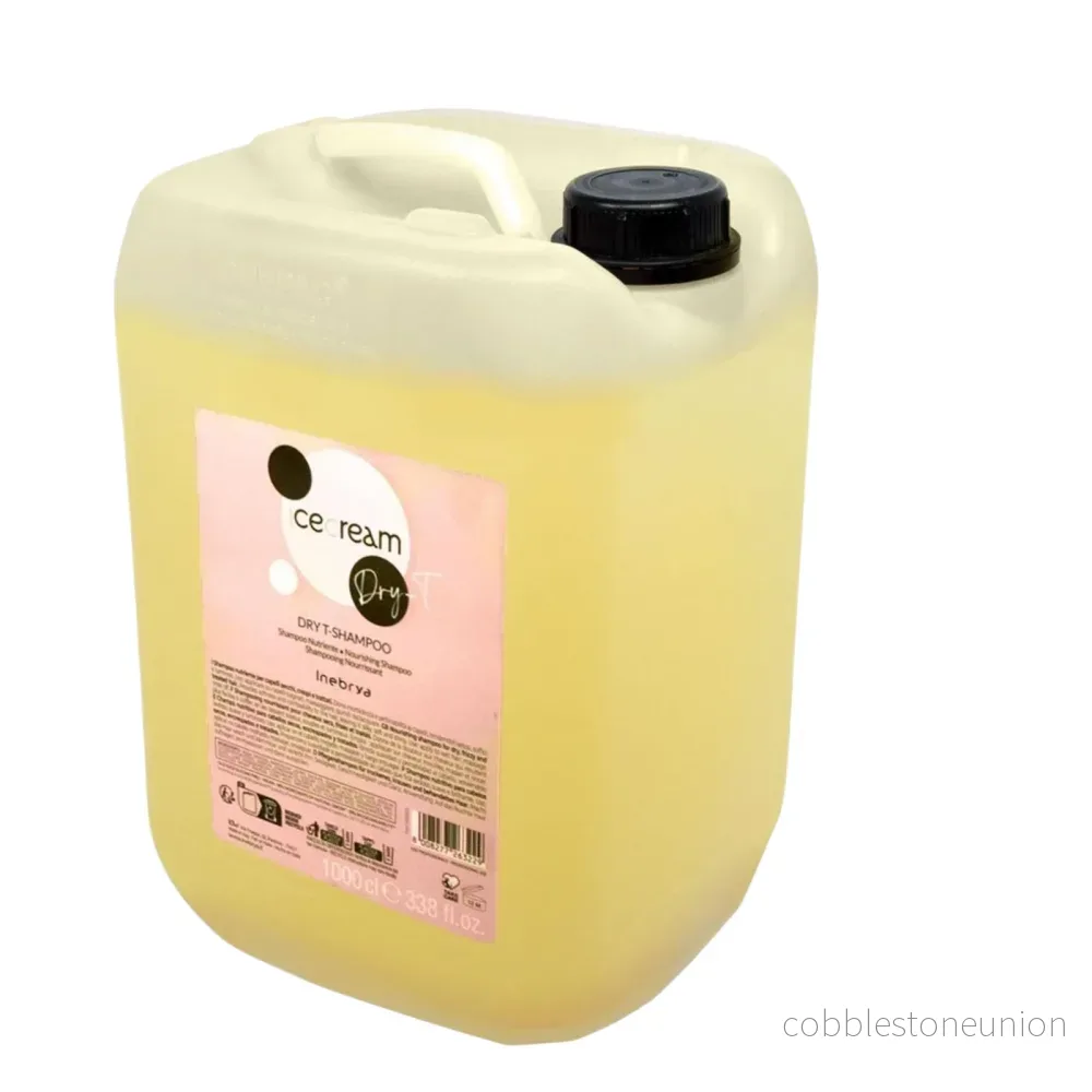 Inebrya, Ice Cream Dry-T, Schampo, Närande, Påfyllning, 10000 ml Inebrya, Ice Cream Dry-T, Schampo, Närande, Påfyllning, 10000 ml
