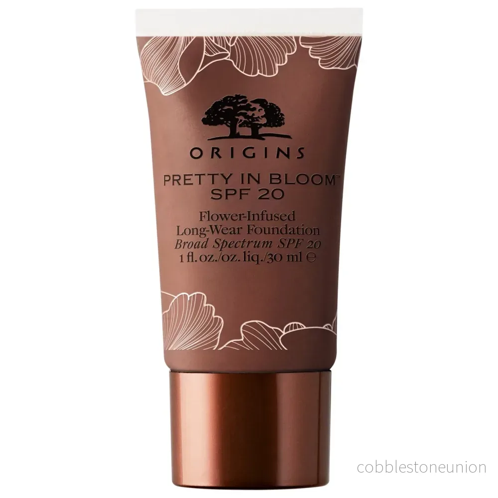 Origins, Pretty In Bloom, Långvarig, Krämfoundation, Nr 730, Mycket djup värme, SPF 20, 30 ml