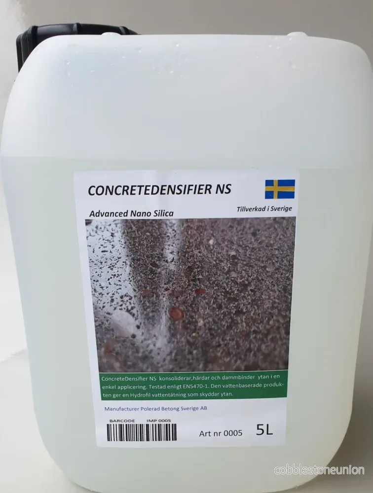 Betongimpregnering – Nanosilica Dammbindare & Betongförstärkare 5 L – Concrete Densifier NS