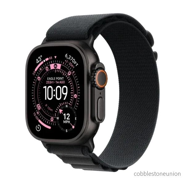 Apple Watch Ultra 3 (GPS + Cellular) – 49mm – Svart Armband – Utmärkt skick Apple Watch Ultra 3 (GPS + Cellular) – 49mm – Svart Armband – Utmärkt skick