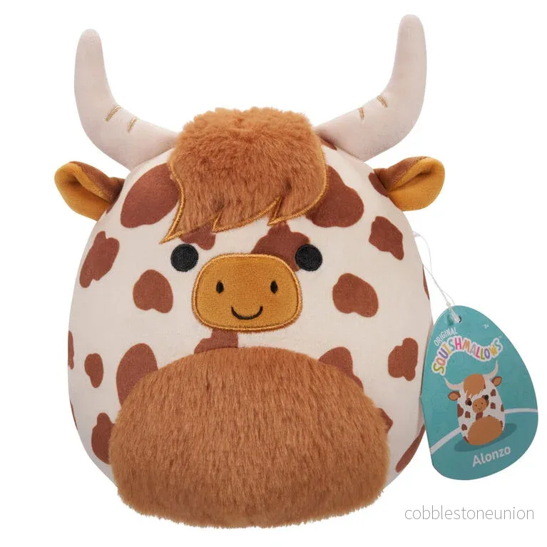 Squishmallow 19 Cm Alonzo The Highland Cow Squishmallow 19 Cm Alonzo The Highland Cow