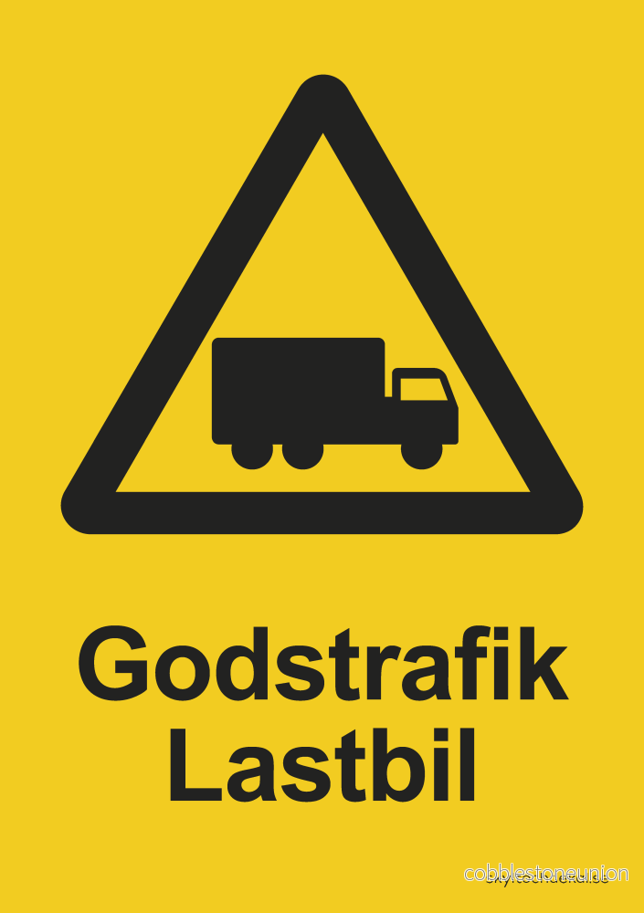 Godstrafik lastbil Godstrafik lastbil