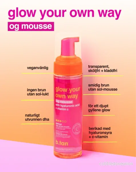 B.tan: Glow your own way – og glow mousse - Förbeställning - Bild 2