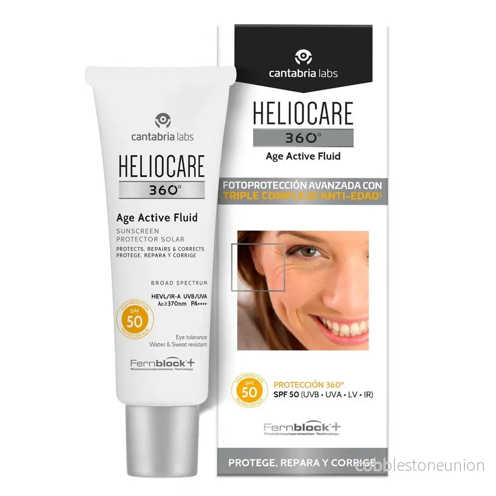 Cantabria Labs, Heliocare 360º, Solskydd, Dag, Fluid, För Ansiktet, SPF 50, 50 ml - Bild 2