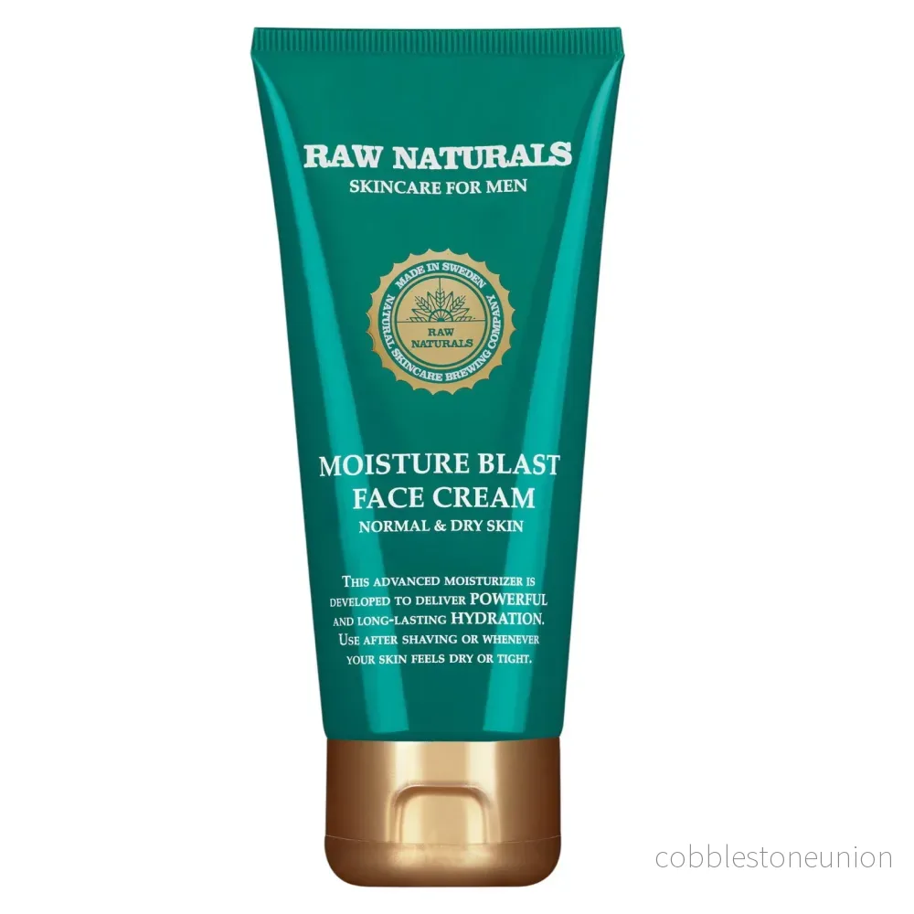 Raw Naturals, Moisture Blast, 100 % vegansk, Återfuktning, Kräm, För ansiktet, 100 ml Raw Naturals, Moisture Blast, 100 % vegansk, Återfuktning, Kräm, För ansiktet, 100 ml