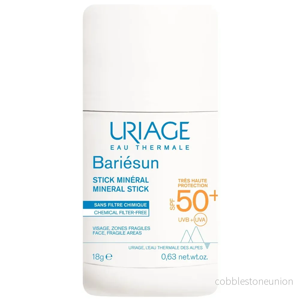 Uriage, Bariesun Mineral, Sun stick, SPF50+, 18 g