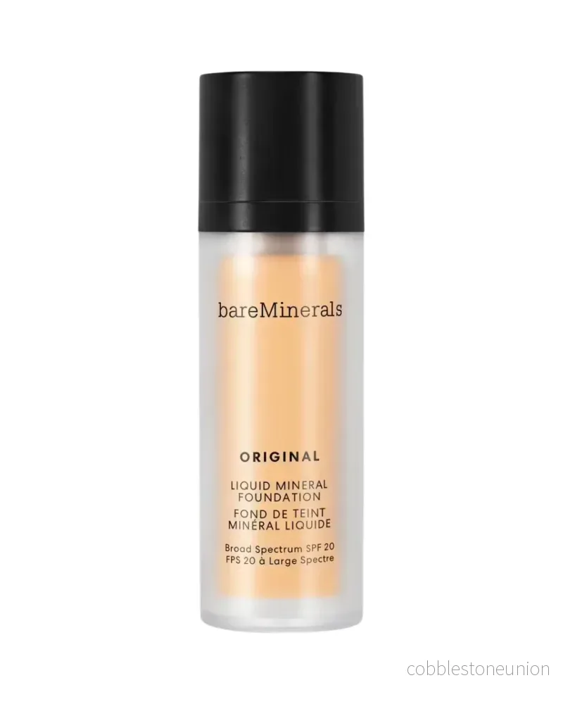 BareMinerals, Original Liquid Mineral, Luminous, flytande foundation, 06, Neutral Ivory, SPF 20, 30 ml