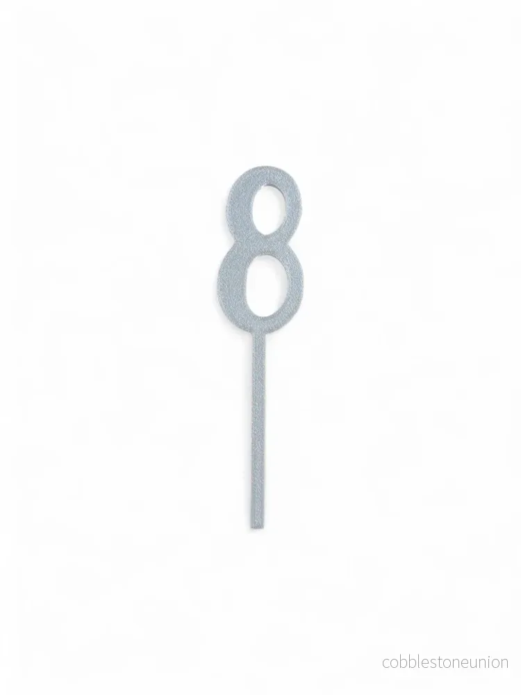 Cake Topper Soffra - 8 Guld/Silver - Bild 2