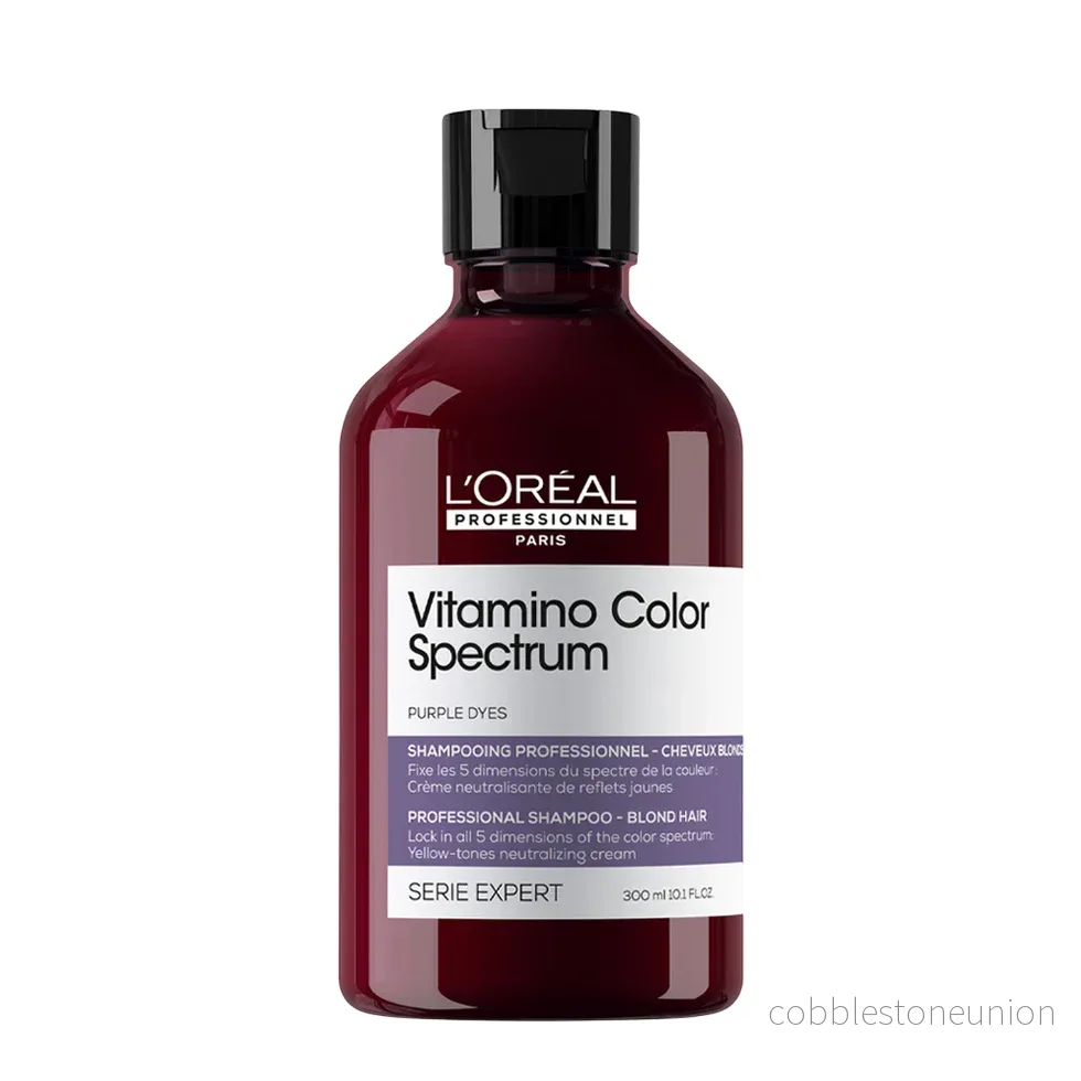 L’Oréal Professionnel, Vitamino Color Spectrum Green, Schampo, För neutralisering av gula toner, 300 ml L’Oréal Professionnel, Vitamino Color Spectrum Green, Schampo, För neutralisering av gula toner, 300 ml